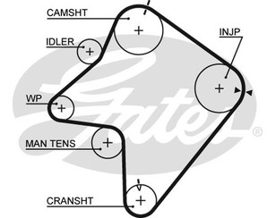 Ремень ГРМ 30 для Mazda 626 (GD) 1987-1992 новый