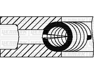 Кольца поршневые к-кт на 1 цилиндр 1 для Citroen Xsara 1997-2000 новый