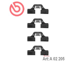 Установочный к-кт передних колодок для Citroen C2 2003-2008 новый