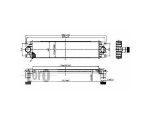 Интеркулер для Opel Movano 1998-2010 новый