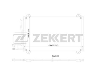 Радиатор кондиционера (конденсер) для Mercedes Benz Sprinter (901-905)/Sprinter Classic (909) 1995-2006 новый