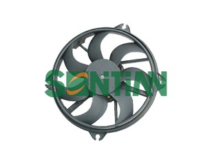 Вентилятор радиатора для Peugeot 607 2000-2010 новый