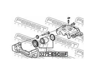 Р/к переднего суппорта для Cadillac Escalade III 2006-2014 новый