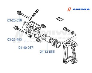 Втулка направляющая суппорта для Mitsubishi Galant (DJ,DM) 2003-2012 новый