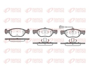 Колодки тормозные передние к-кт для Fiat Multipla 1999-2010 новый