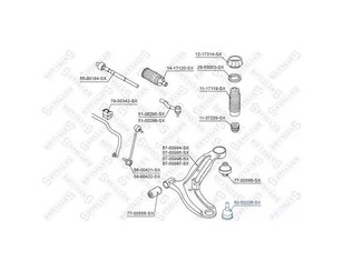 Опора шаровая передней подвески для Kia Soul 2009-2014 новый