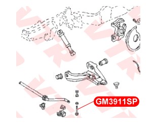 Стойка переднего стабилизатора для Chevrolet Blazer 1995-2005 новый