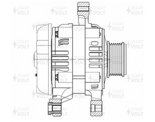 Генератор для Lexus NX 200/300H 2014> новый