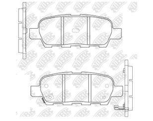 Колодки тормозные задние дисковые к-кт для Nissan Teana L33 2014> новый