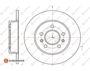 Диск тормозной задний к-кт для Renault Laguna 1998-2001 новый