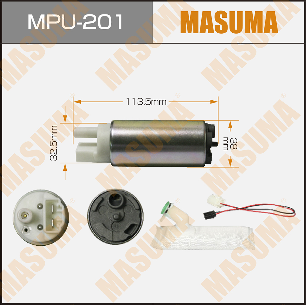 MPU-201 Masuma Насос топливный электрический от производителя по спец ...