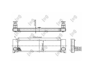 Интеркулер для Mercedes Benz Vito/Viano-(639) 2003-2014 новый