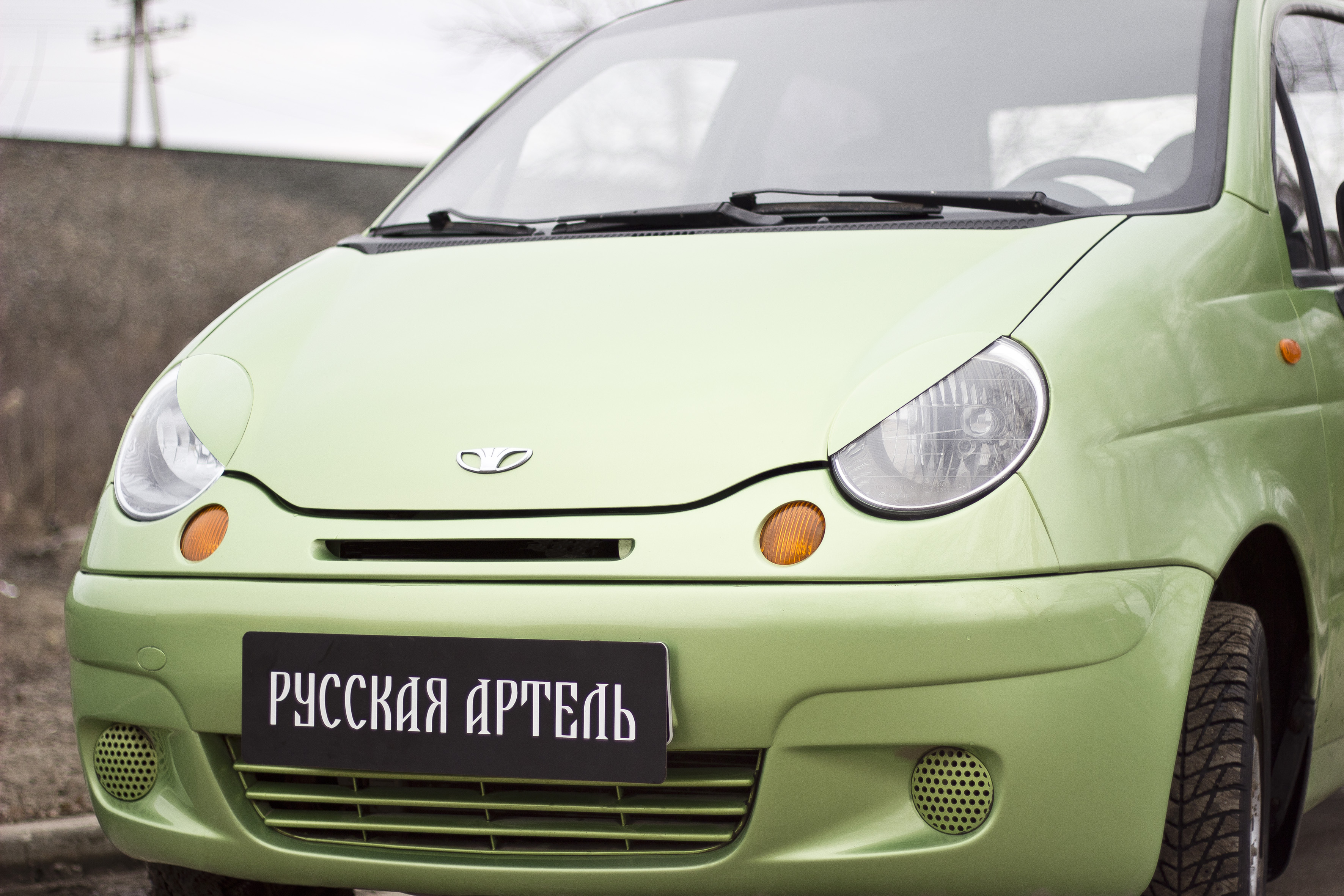 Реснички на фары Daewoo Matiz