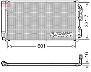 Радиатор кондиционера (конденсер) для BMW 3-serie F30/F31/F80 2011-2020 новый