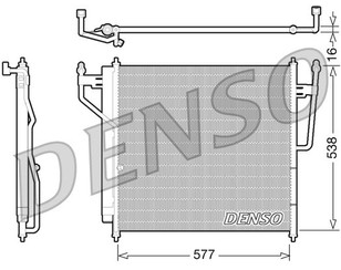 Радиатор кондиционера (конденсер) для Infiniti QX56 (JA60) 2004-2009 новый
