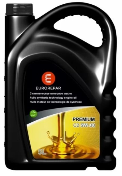 Масло EUROREPAR PREMIUM C2 5W30 5Л купить в ЕвроАвто