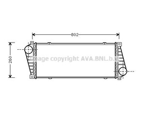 Интеркулер для Mercedes Benz Sprinter (901-905)/Sprinter Classic (909) 1995-2006 новый