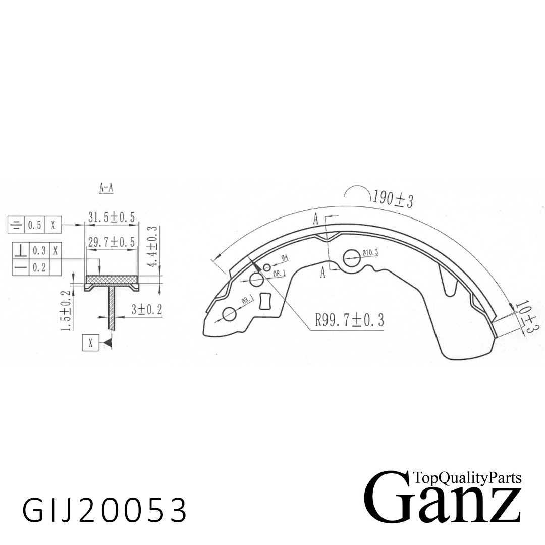 Колодки барабанные к-кт