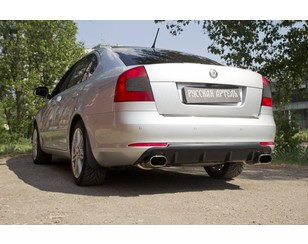 Накладка заднего бампера для Skoda Octavia (A5 1Z-) 2004-2013 новый