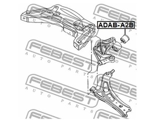 Сайлентблок переднего рычага задний для Audi A2 [8Z0] 2000-2005 новый