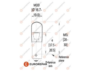 Лампа для Volvo 240/260 1974-1993 новый