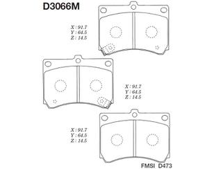 Колодки тормозные передние к-кт для Mazda 323 (BA) 1994-1998 новый