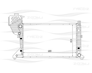 Радиатор основной для Mercedes Benz Sprinter (901-905)/Sprinter Classic (909) 1995-2006 новый