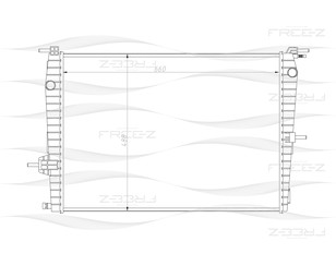 Радиатор основной для Renault Fluence 2010-2017 новый