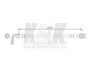 Шланг тормозной задний для Audi Q3 (8U) 2012-2018 новый