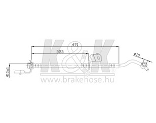 Шланг тормозной передний левый для Kia Sportage 2010-2015 новый