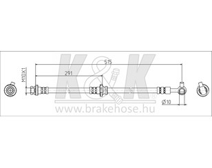 Шланг тормозной передний правый для Nissan Teana J32 2008-2013 новый