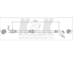 Шланг тормозной передний левый для Nissan X-Trail (T32) 2014> новый