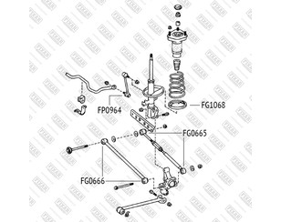 Стойка заднего стабилизатора для Lexus ES (SV40) 2006-2012 новый