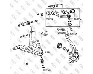 Рычаг передний верхний правый для Lexus LX 470 1998-2007 новый