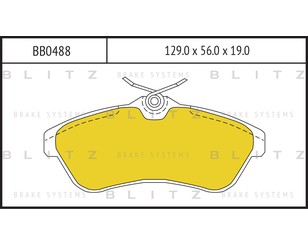 Колодки тормозные передние к-кт для Citroen C3 2002-2009 новый