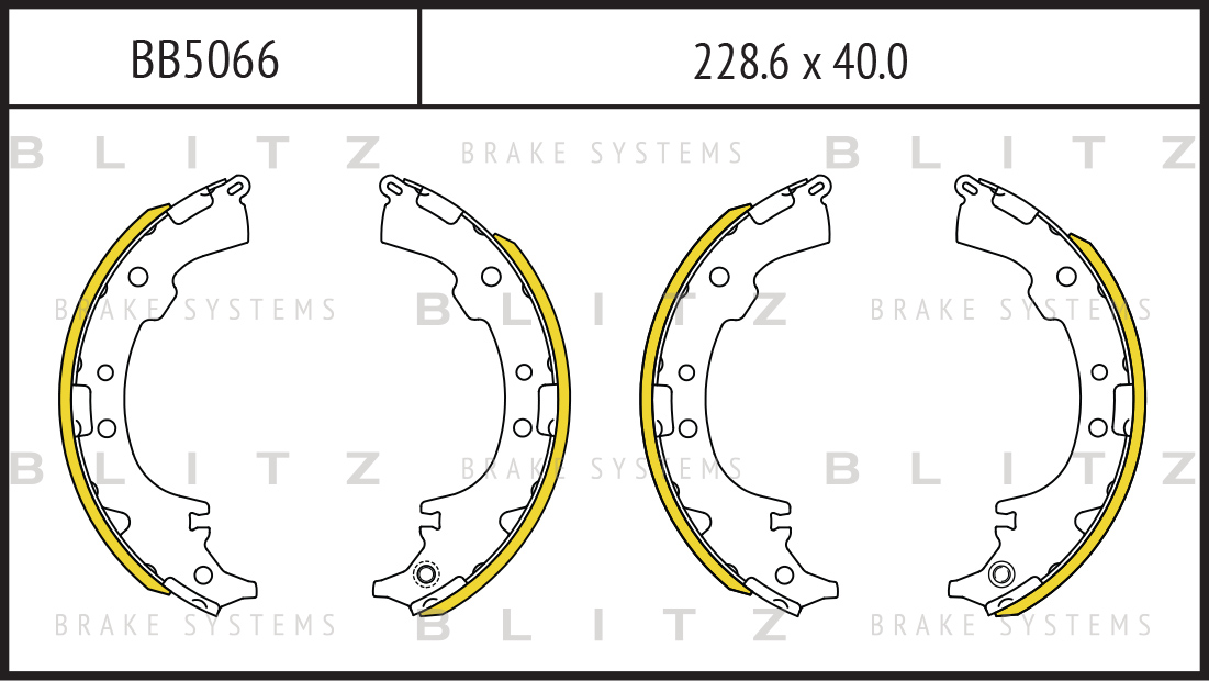 Колодки барабанные к-кт