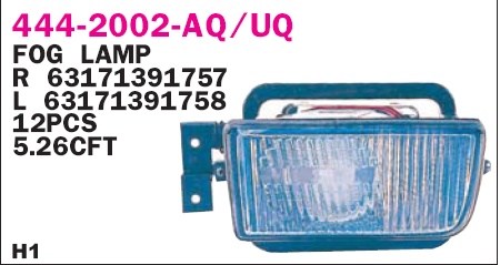 Фара противотуманная правая