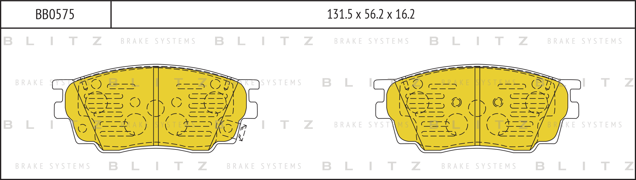 Колодки тормозные передние к-кт