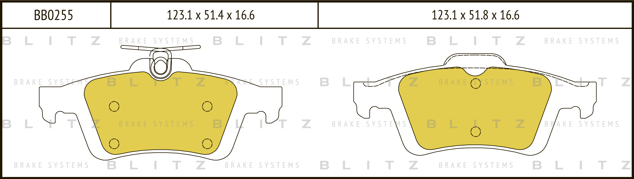 Колодки тормозные задние дисковые к-кт