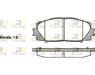 Колодки тормозные передние к-кт для Toyota Yaris 2005-2011 новый