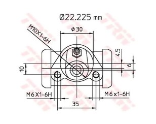 Цилиндр тормозной для Seat Arosa 1997-2004 новый