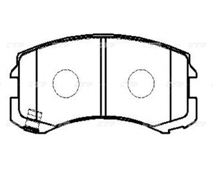 Колодки тормозные передние к-кт для Mitsubishi Lancer Cedia (CS) 2000-2003 новый