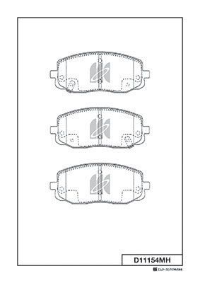 KASHIYAMA Kолодки тормозные передние KIA picanto  04--10