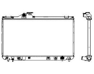 Радиатор основной для Lexus IS 200/300 1999-2005 новый