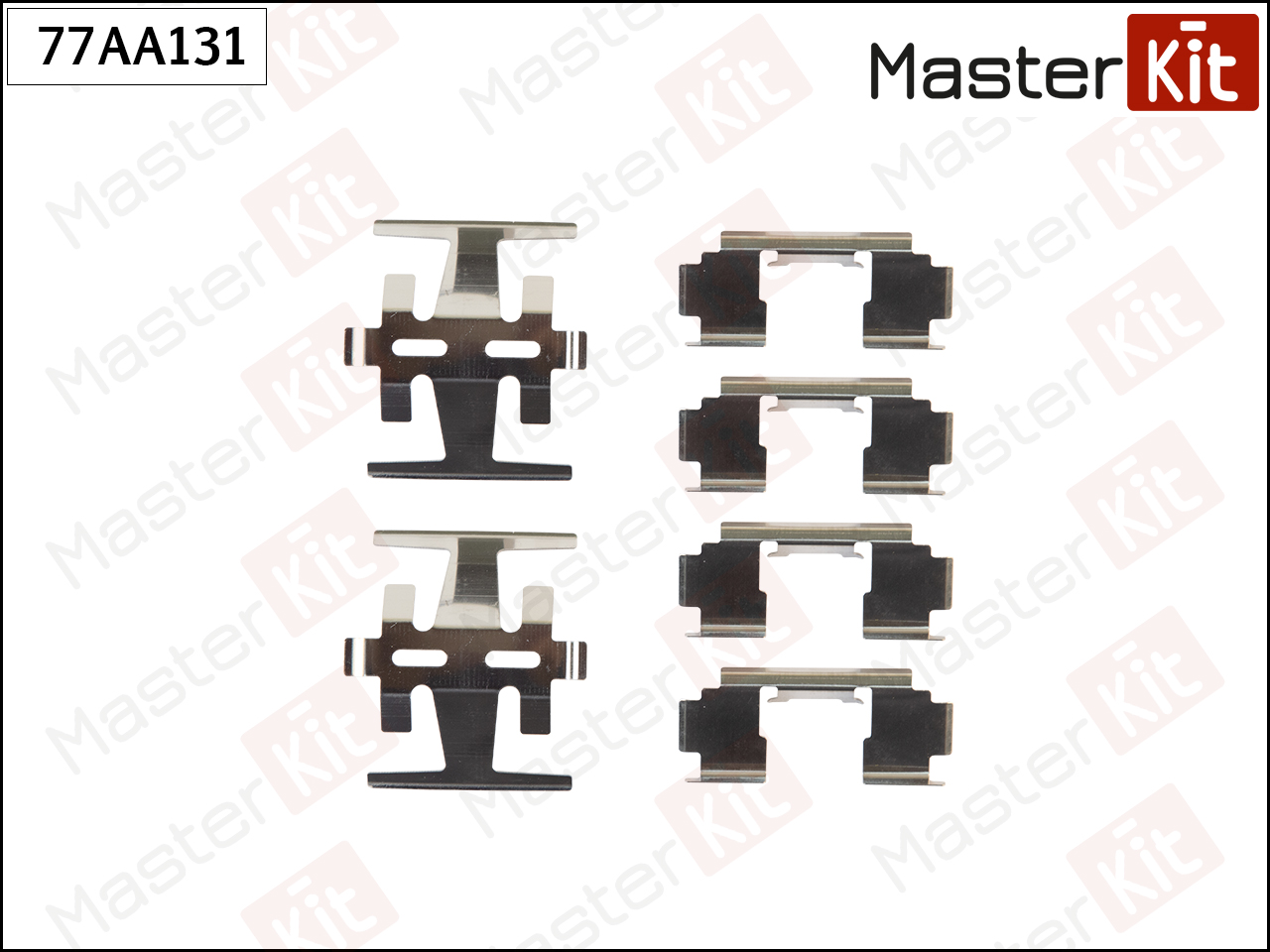 77AA131 Master Kit Установочный к-кт передних колодок от производителя по  спец цене купить в Казани