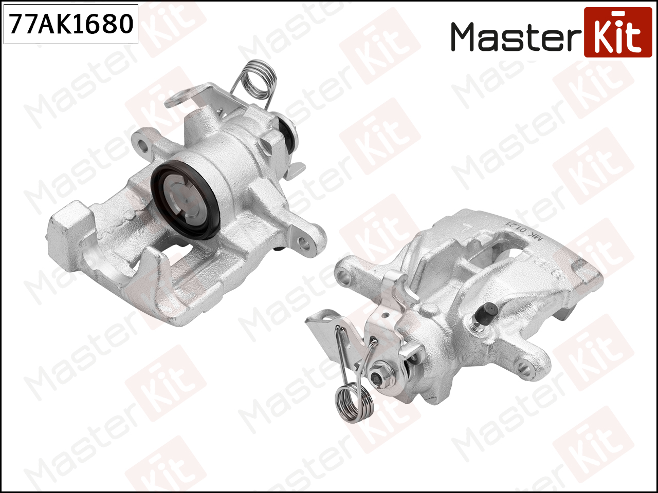 Masterkit суппорт тормозной. MASTERKIT 77ak2068. 77ak1590. 77ak2374. MASTERKIT торм.суппорт задн.l.