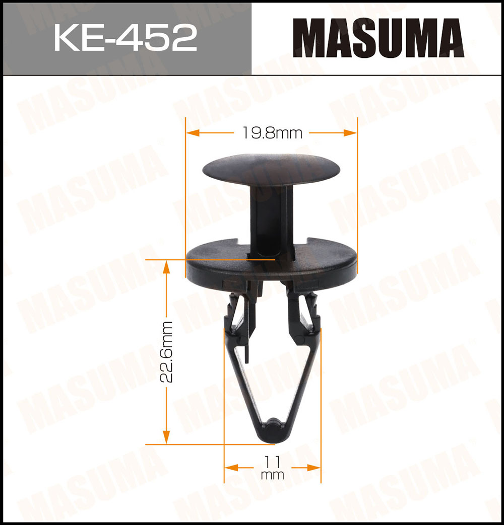 KE-452 Masuma Крепеж (клоп) от производителя по спец цене купить в Череповце