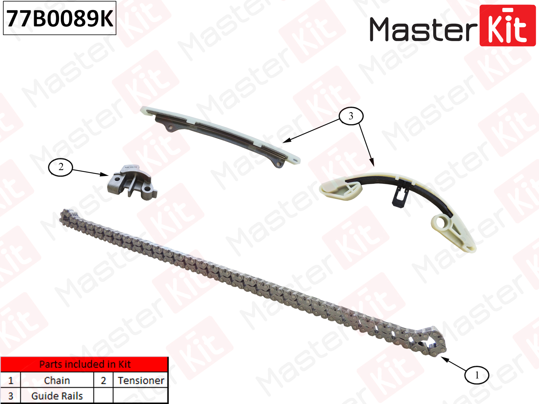 77B0089K Master Kit Цепь ГРМ к-кт от производителя по спец цене купить ...