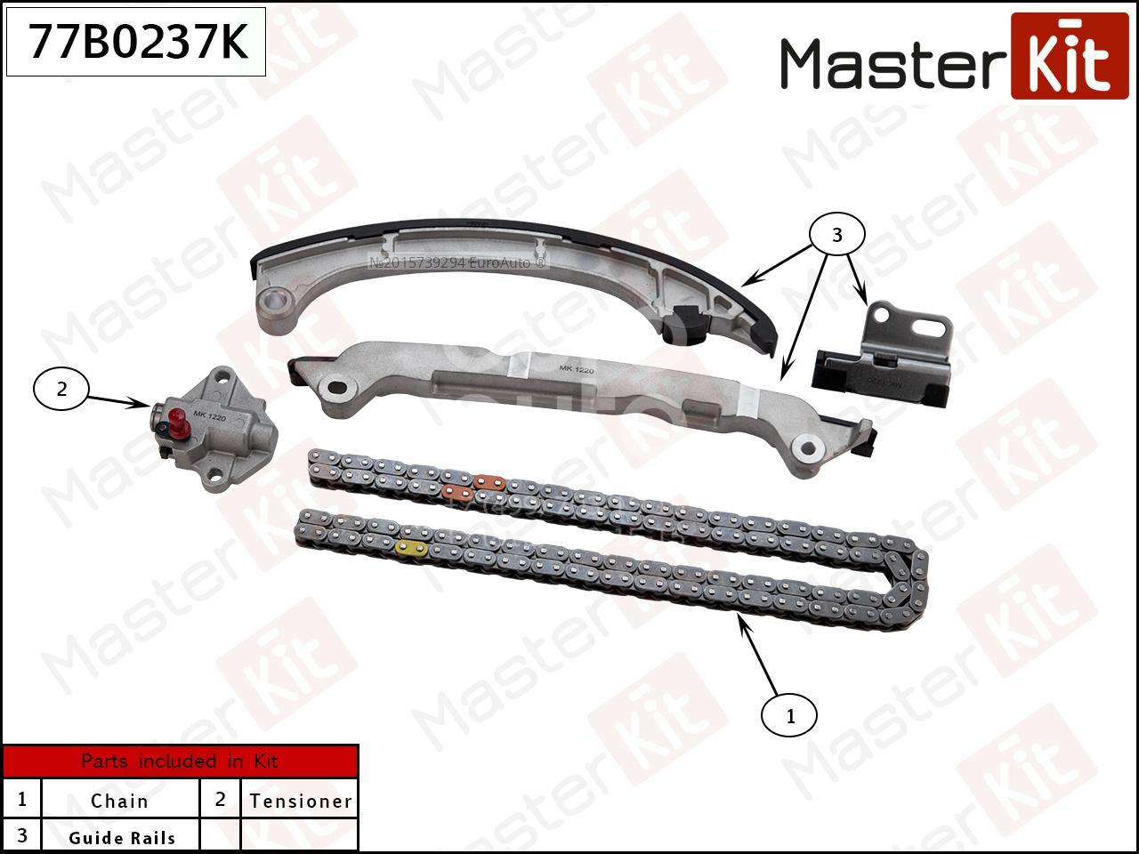 77B0237K Master Kit Цепь ГРМ к-кт от производителя по спец цене купить в  Владикавказе