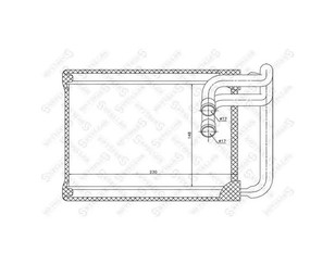 Радиатор отопителя для Hyundai Sonata V (NF) 2005-2010 новый